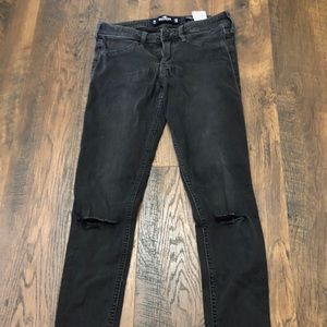 Black Jean Leggings size 3R from Hollister